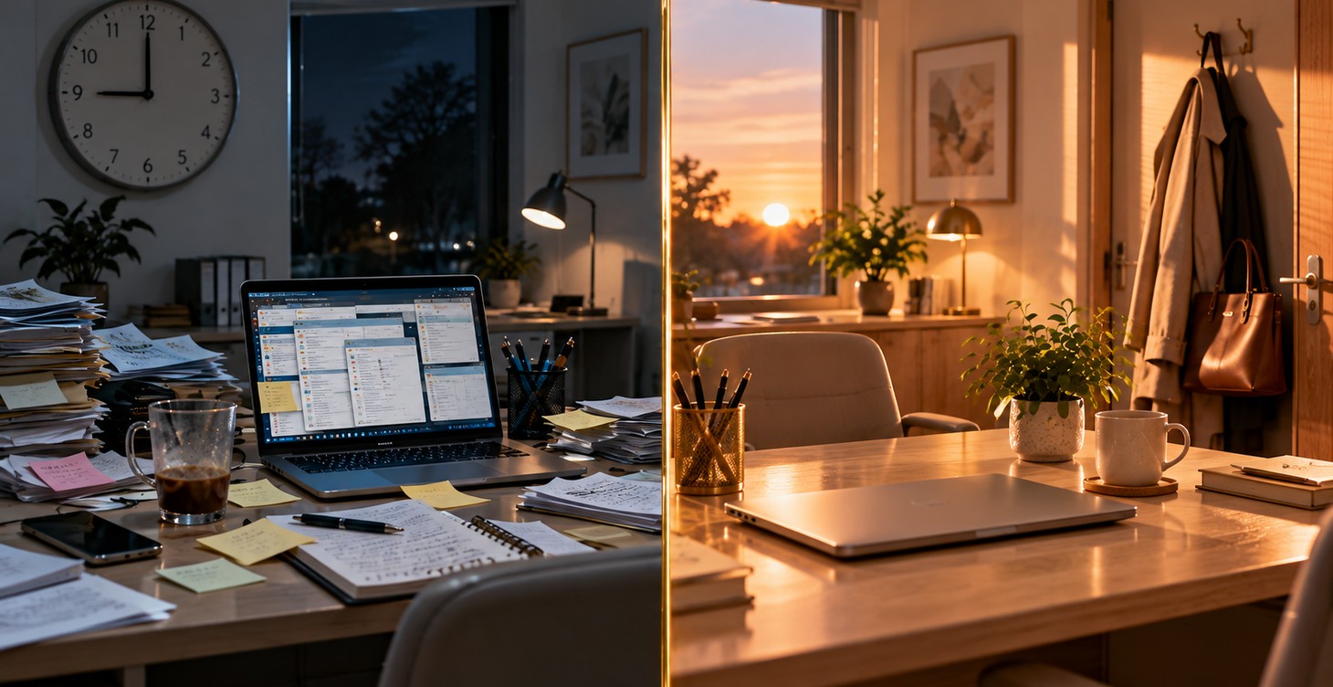 Get Hours Back Every Week With AI: before and after